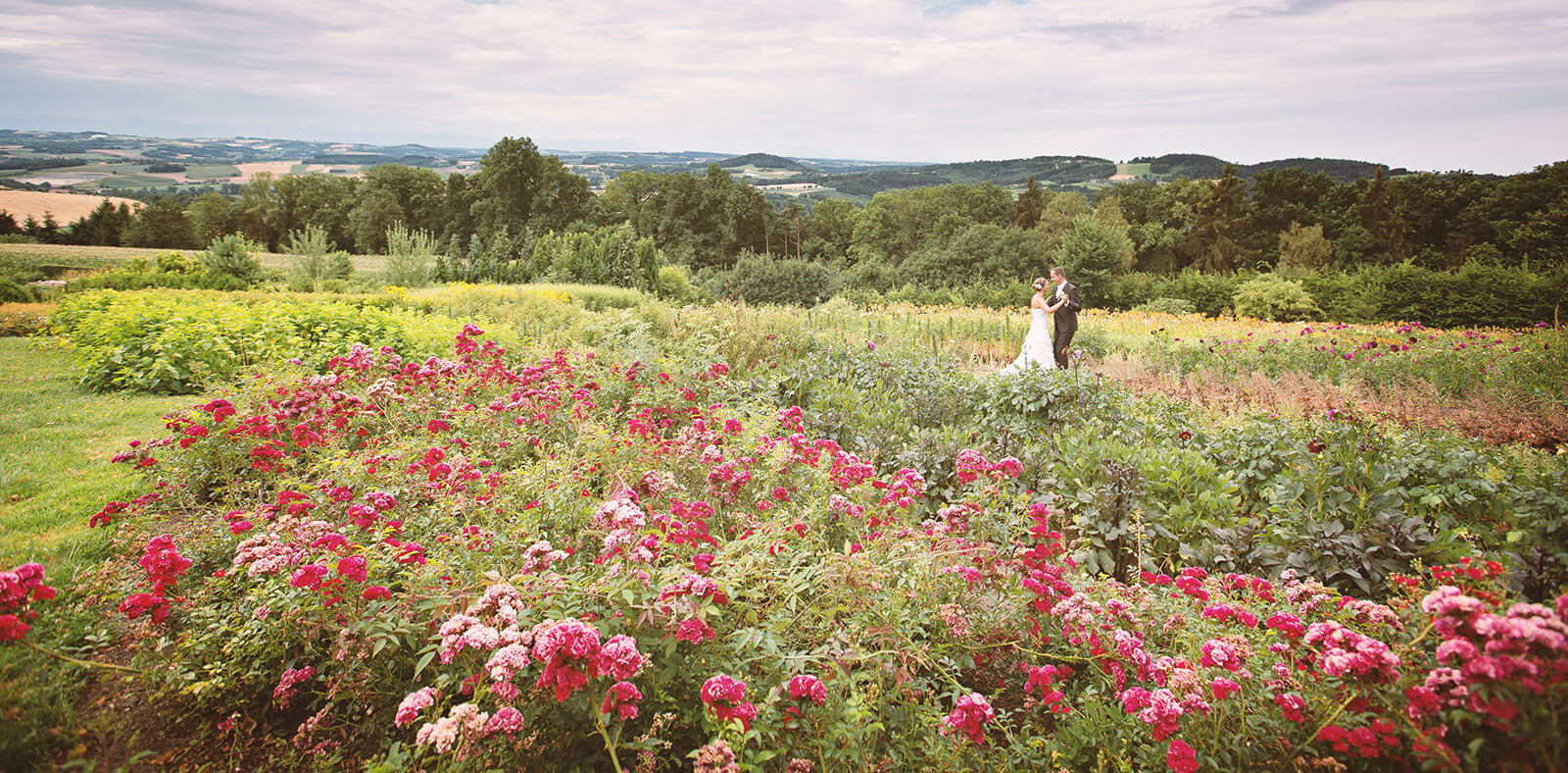 Brautpaar im Garten der Geheimnisse
