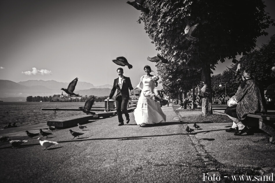 kreative Hochzeitsfotos